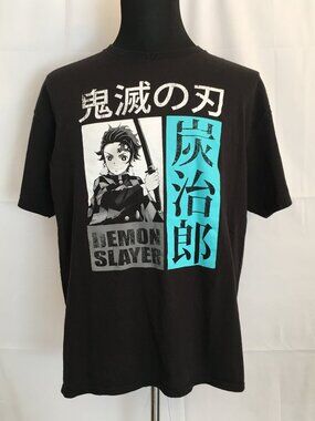 Demon Slayer: Kimetsu no Yaiba Tanjiro Kanji T-Shirt Men's Size XL
